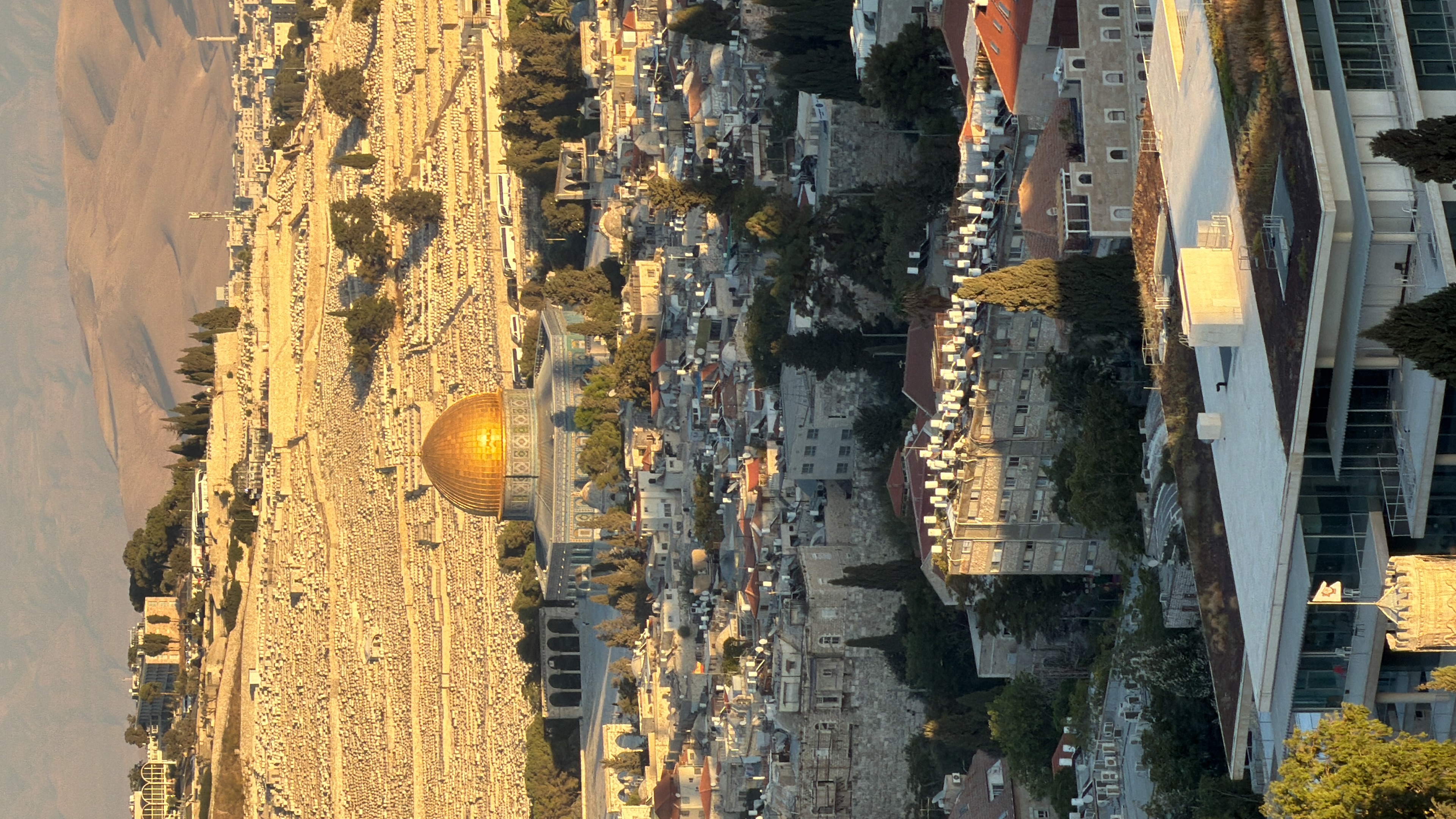 Temple Mount at sunset