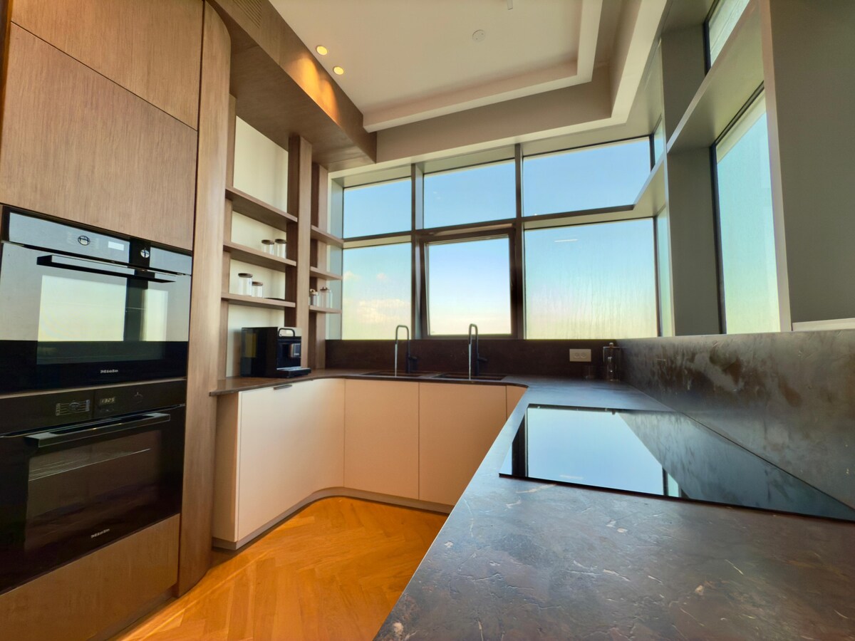 The kosher kitchen with two ovens