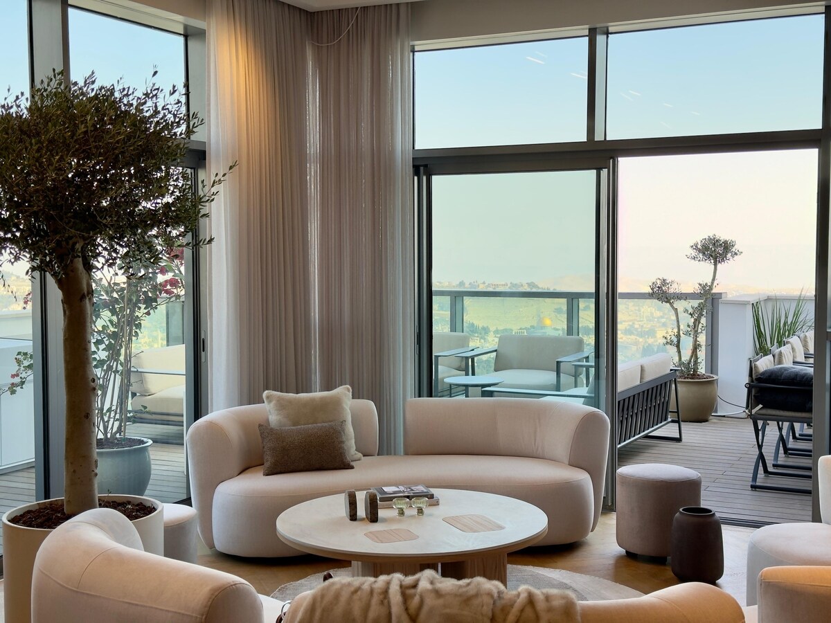From the living room to the balcony
